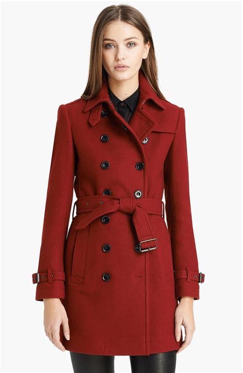 burberry brit wool blend trench coat|burberry double breasted trench coat.